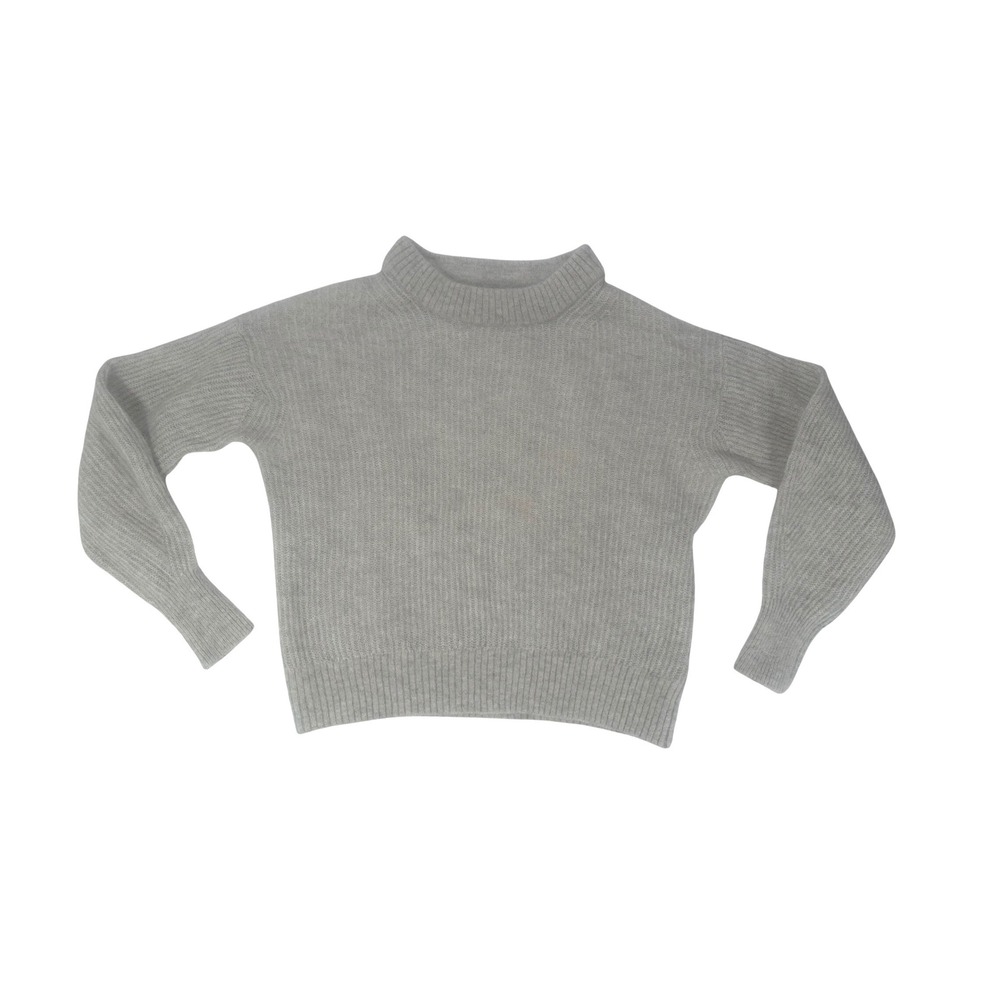 Everlane Alpaca/Merino Wool Blend‎ Ribbed Mock Neck Sweater Tan size Small